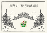 Greetings from the Black Forest / Greeting card