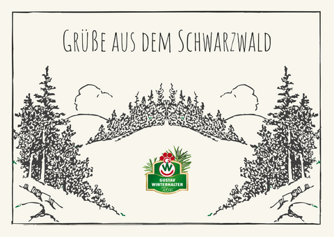 Greetings from the Black Forest / Greeting card