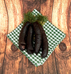 2 pairs of small black sausages approx. 370g